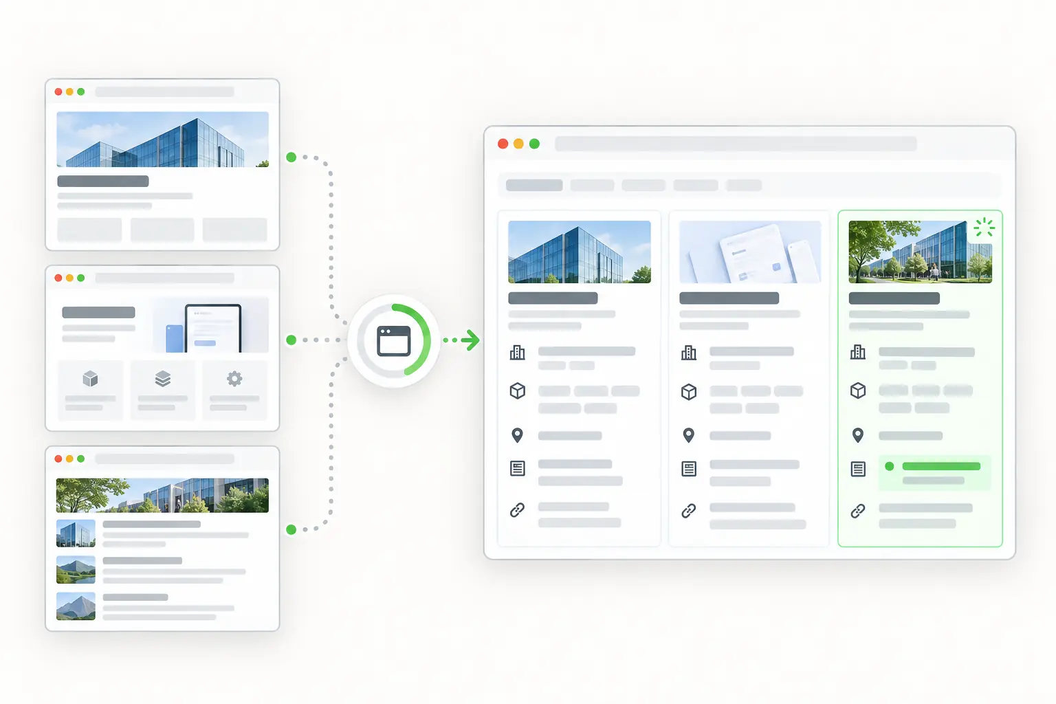 Public company websites becoming organized account research and change signals.