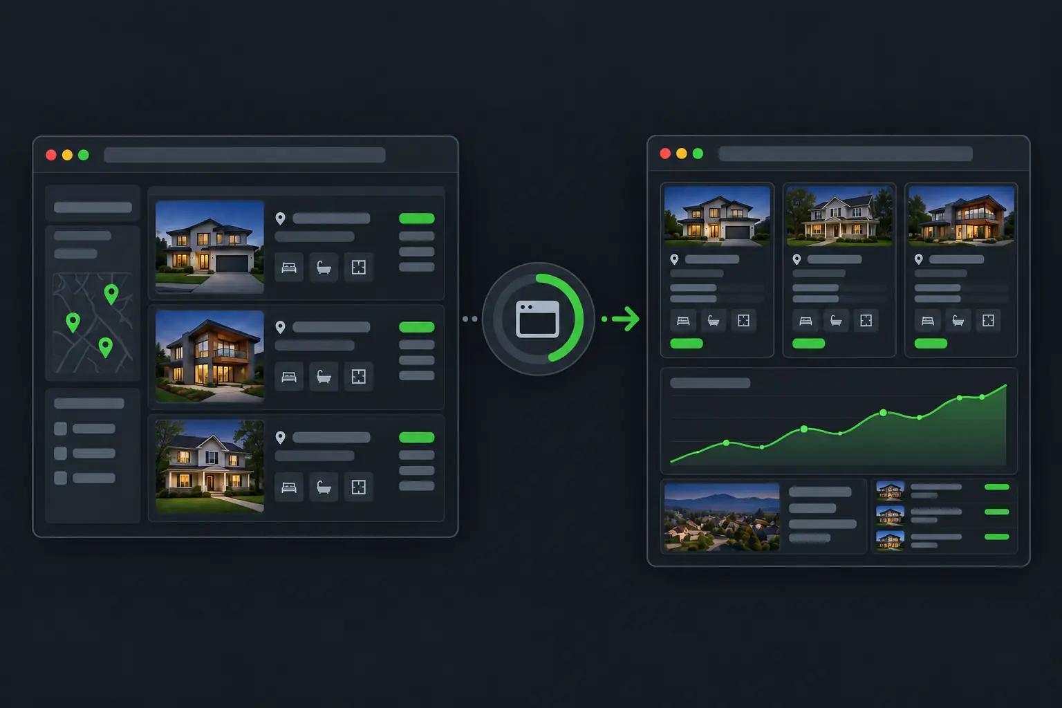 Public property listings becoming comparable market and valuation data.